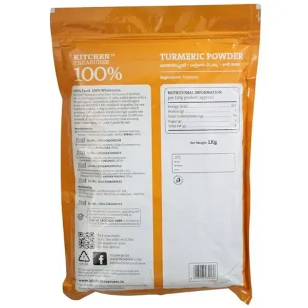 Kitchen Treasures Turmeric Powder, 1 kg - 1 kg