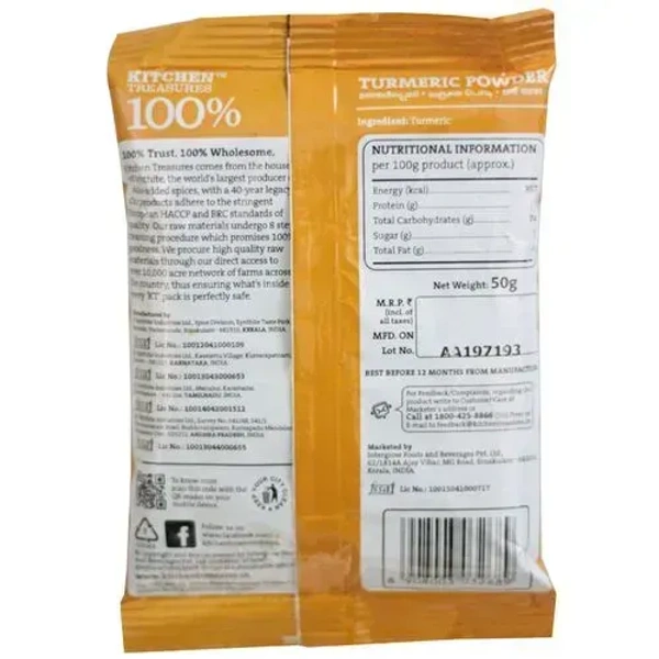 Kitchen Treasures Turmeric Powder, 50g - 50g