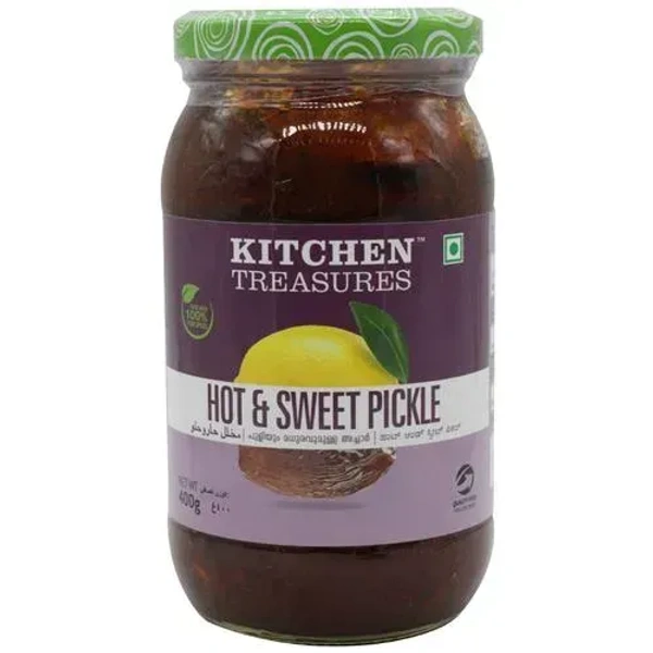 Kitchen Treasures Hot& Sweet Pickle, 400g - 400g