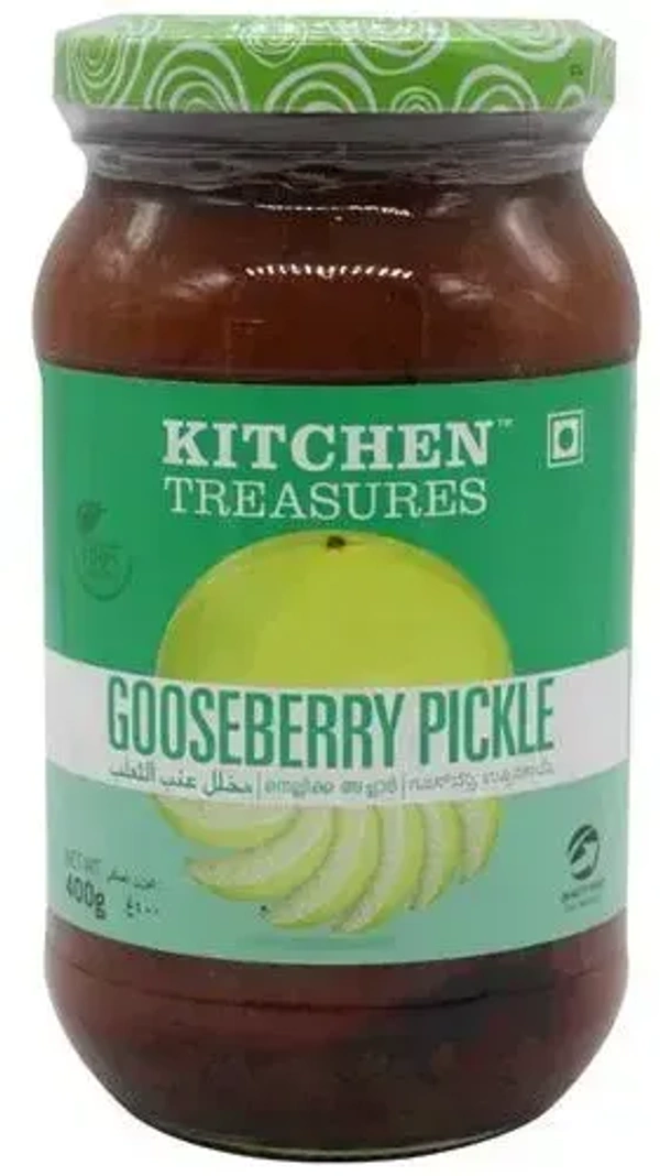 Kitchen Treasures Gooseberry pickle, 400g - 400g