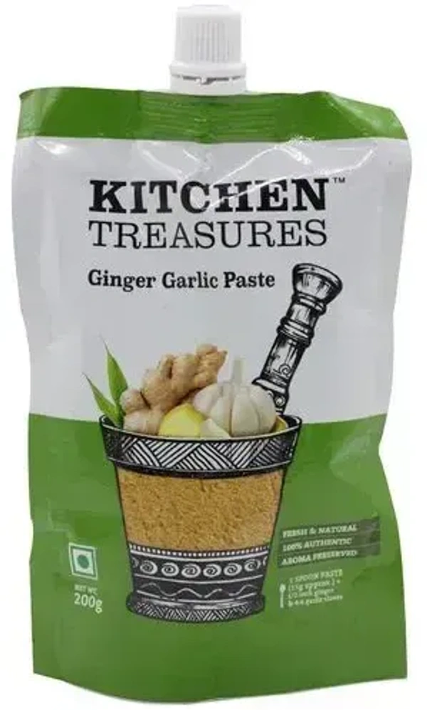 Kitchen Treasures Ginger Garlic Paste, 200g - 200g