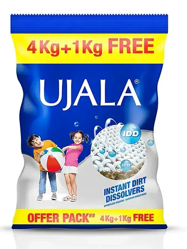 Ujala Detergent Powder Instant Dirt Dissolvers, 4 kg - 4 kg