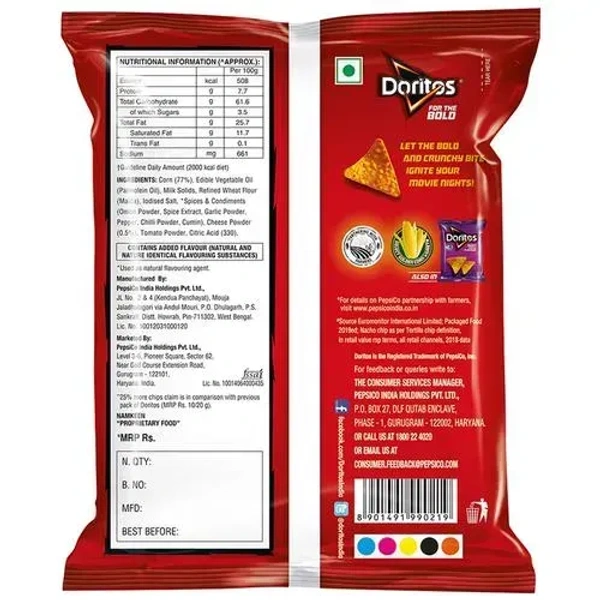 Doritos Nacho Cheese Flavour, 25g - 25g