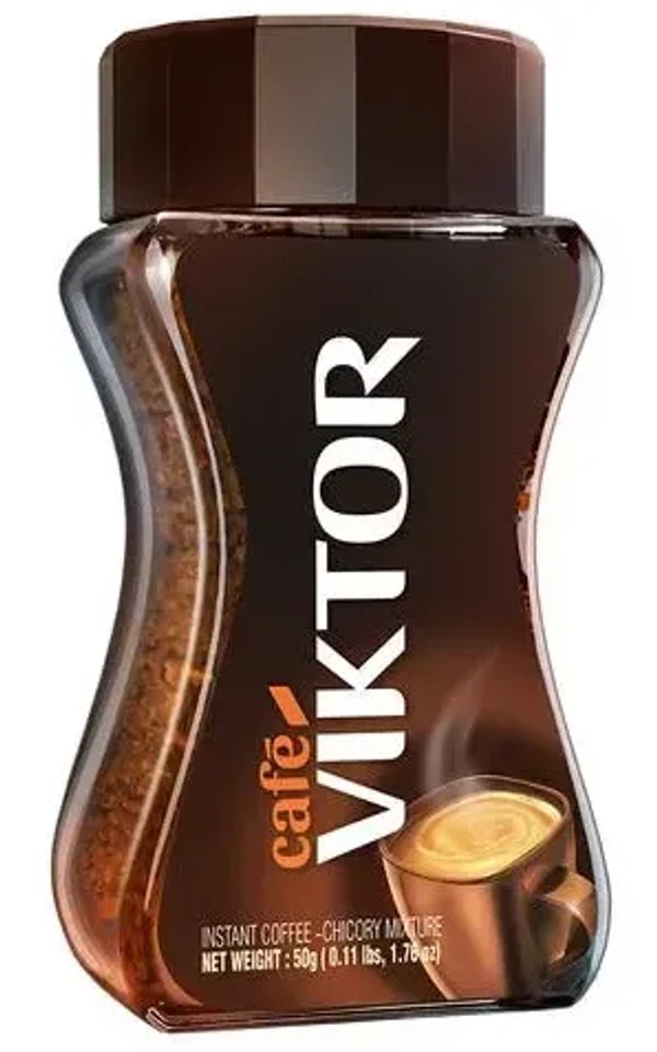 Cafe Viktor Instant Coffee, 50g Bottle - 50g