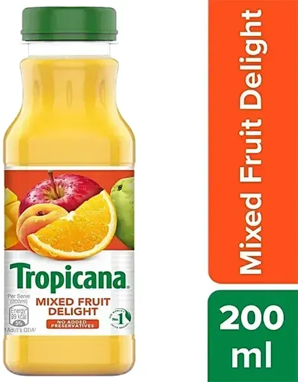 Tropicana Mixed Fruit Packet Soft Drink 200ml - 200ml