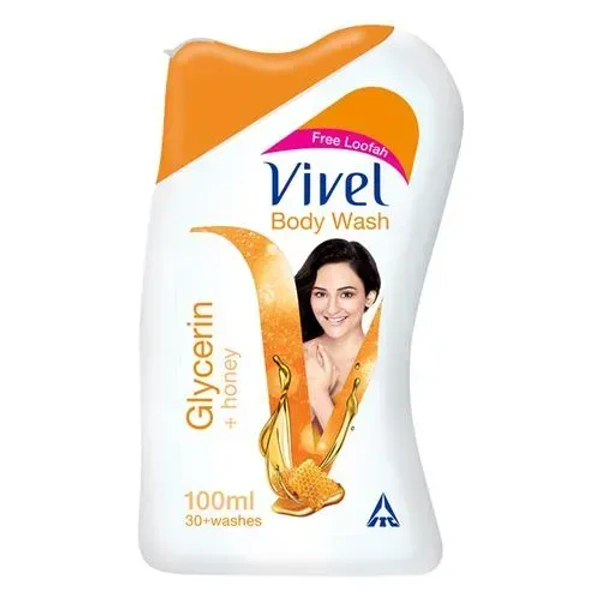 Vivel Body Wash Glycerine + Honey, 100 ml - 100 ml