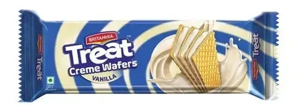 Britannia Treat creme Wafers Vanilla Pack, 75g - 75g