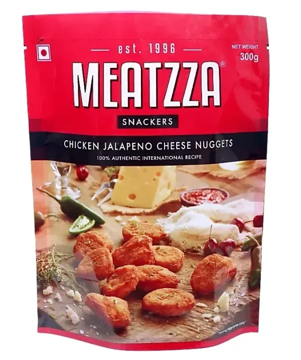 Meatzza Jalapeno Chicken Cheese Nuggets, 300g - 300g