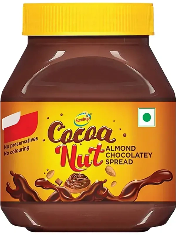 Sundrop Cocoa Nut Almond Chocolatey Spread Bottle, 350g - 350g