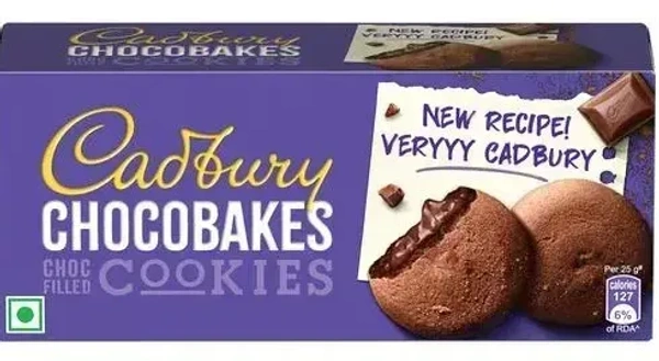 Cadbury Chocobakes Choc Filled Cookies, 25g - 75g