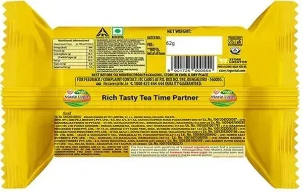 Marie Light Sunfeast Marie Light Biscuits Veda, 75g - 62g