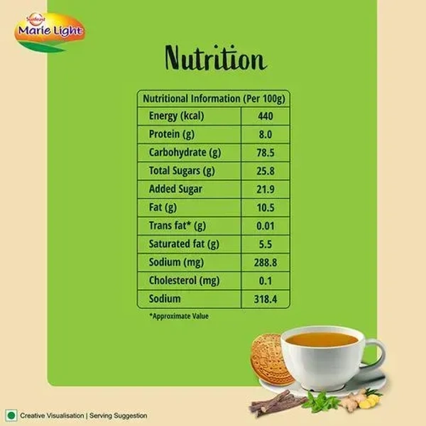 Marie Light Sunfeast Marie Light Biscuits Veda, 75g - 62g