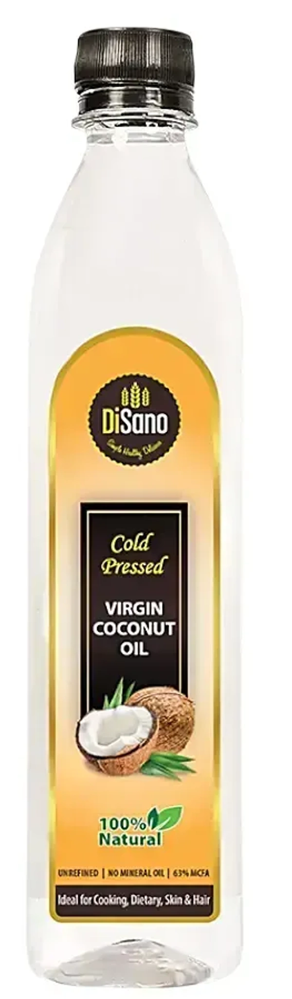 Disano Virgin Coconut Oil, 500 ml - 500ml