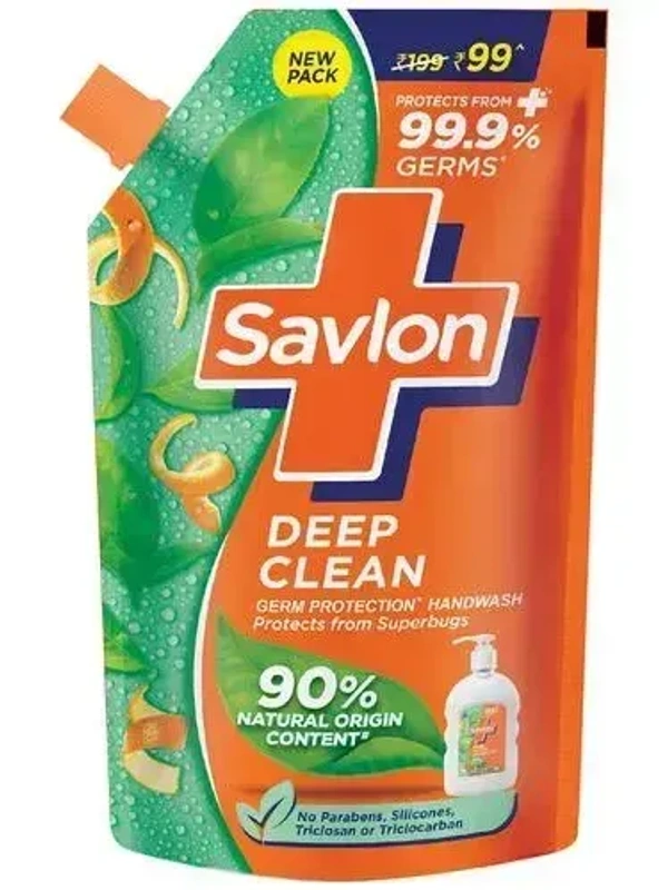 Savlon Deep Clean Germ Protection Handwash, 725 ml