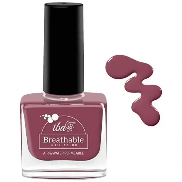 Iba Breathable Nail Color B06 Plum Cake, 9 ml - 9 ml