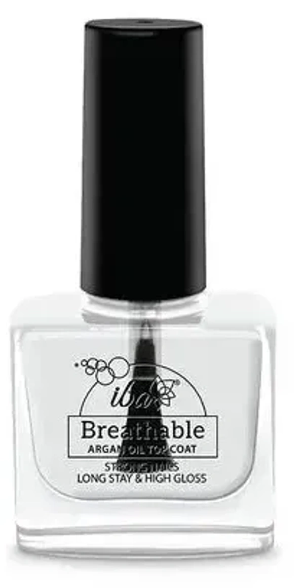 Iba Breathable Argan Oil Enriched Top Coat, 9 ml - 9 ml
