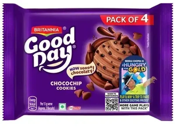 Britannia Good Day Chocochip Cookies, 400g - 400g