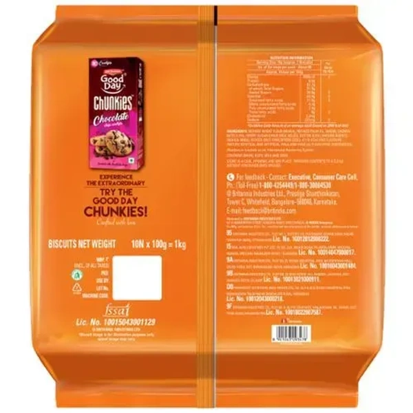 Britannia Good Day Cashew Cookies, 1 kg - 1Kg