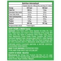 Pringles Potato Crisps Sour Cream& Onion Falvour, 36g - 36g