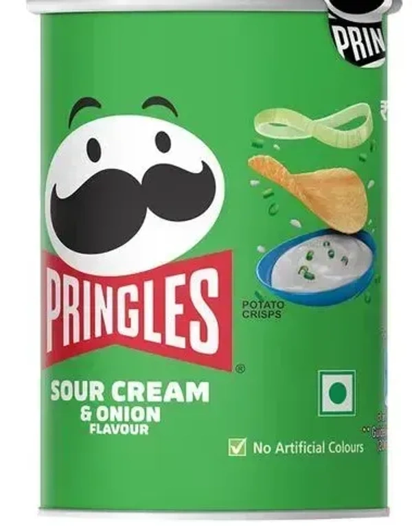 Pringles Potato Crisps Sour Cream& Onion Falvour, 36g - 36g