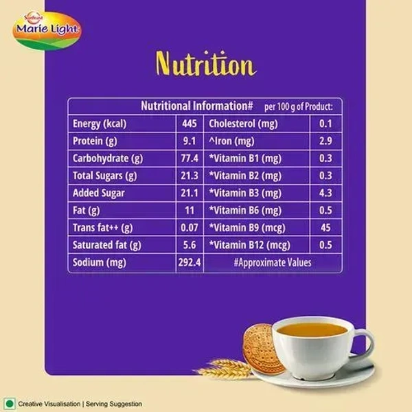 Marie Light Sunfeast Marie Light Biscuits Active, 1 kg - 1Kg