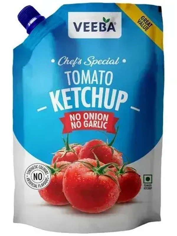 Veeba Tomato Ketchup No Onion No Garlic Spout Pouch, 950g - #REF!
