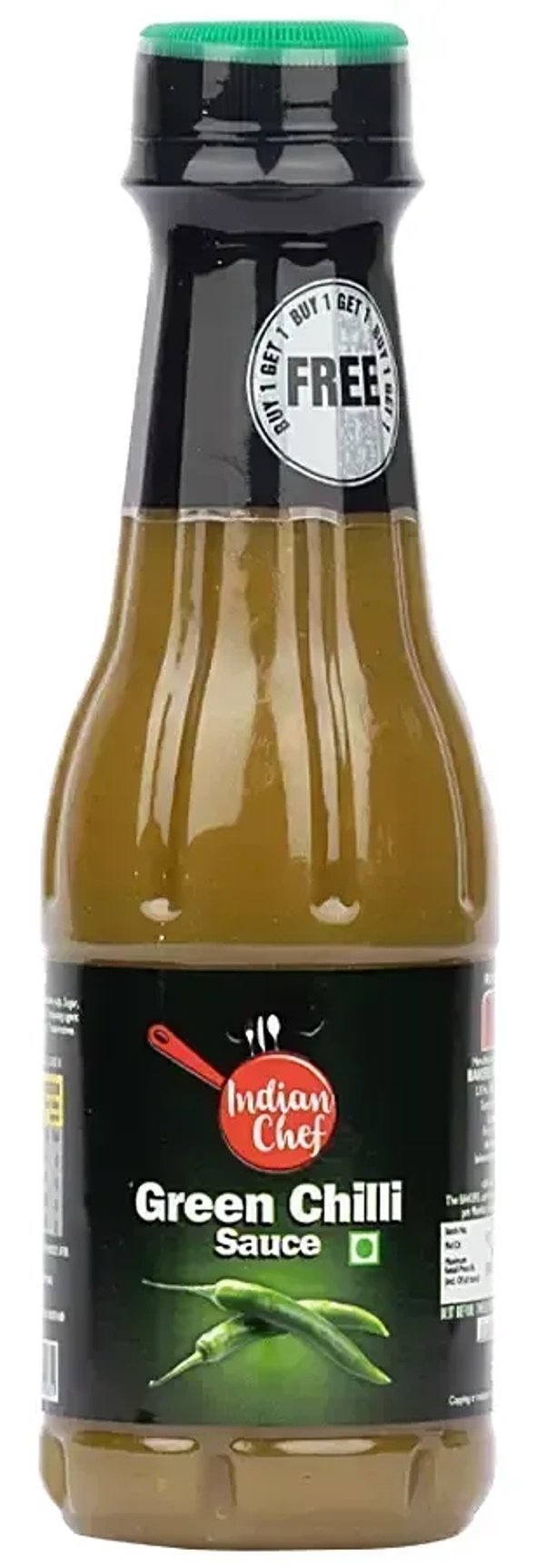 Bakers Indian Chef Green Chilli Sauce, 200g - 200g