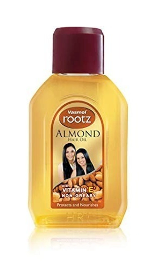 Vasmol Rootz Almond Hair Oil, 200 ml - 200 ml