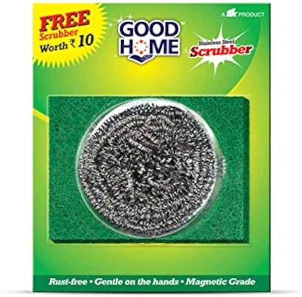 Good Home Stainless Steel Scrubber, 1 pcs - 1 pcs