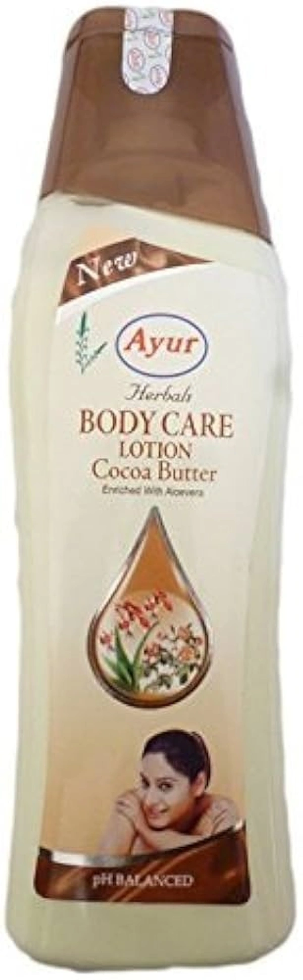 Ayur Herbal Body Lotion Cocoa Butter, 100ml - 100ml