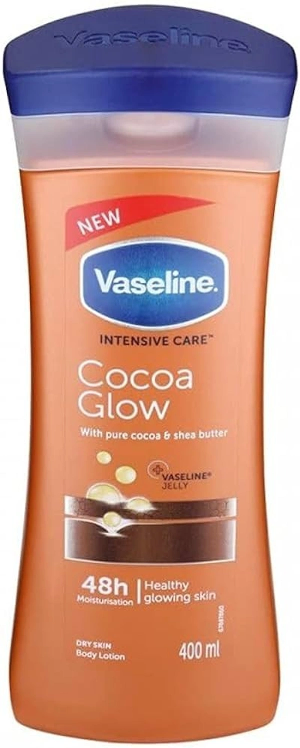Vaseline Intensive Care Cocoa Glow Body Lotion Supreme, 400 ml - 400 ml