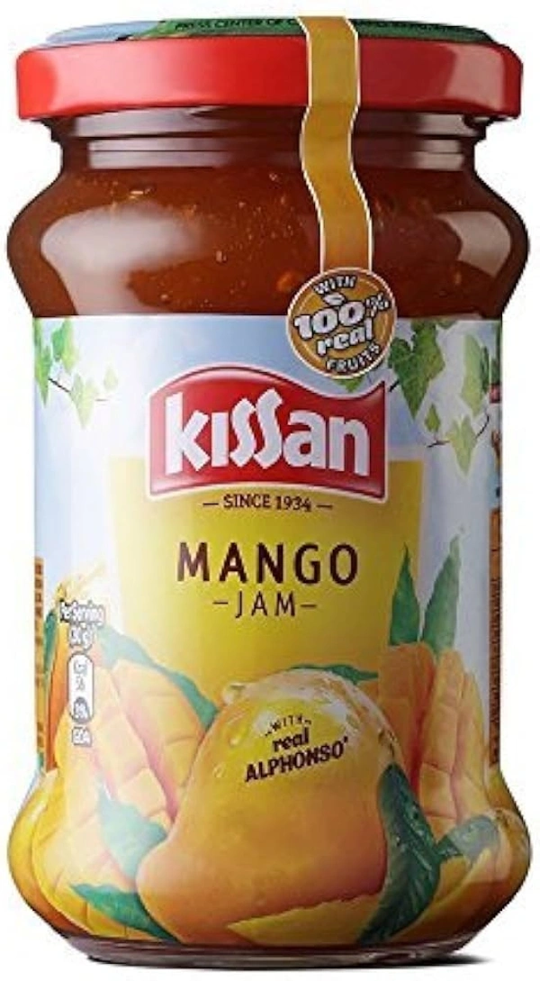 Kissan Mango Jam Bottle, 188g - 188g