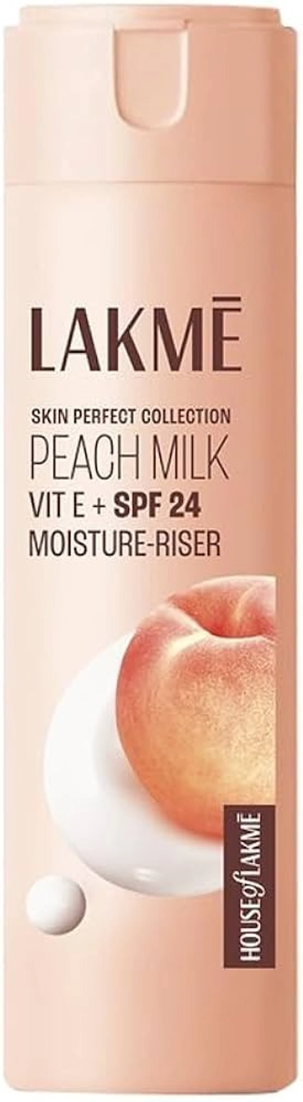 Lakme Moisturiser Peach Milk SPF, 60ml - 60ml
