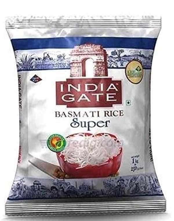 India Gate Basmati Rice Super, 1.25 kg - 1.25 kg