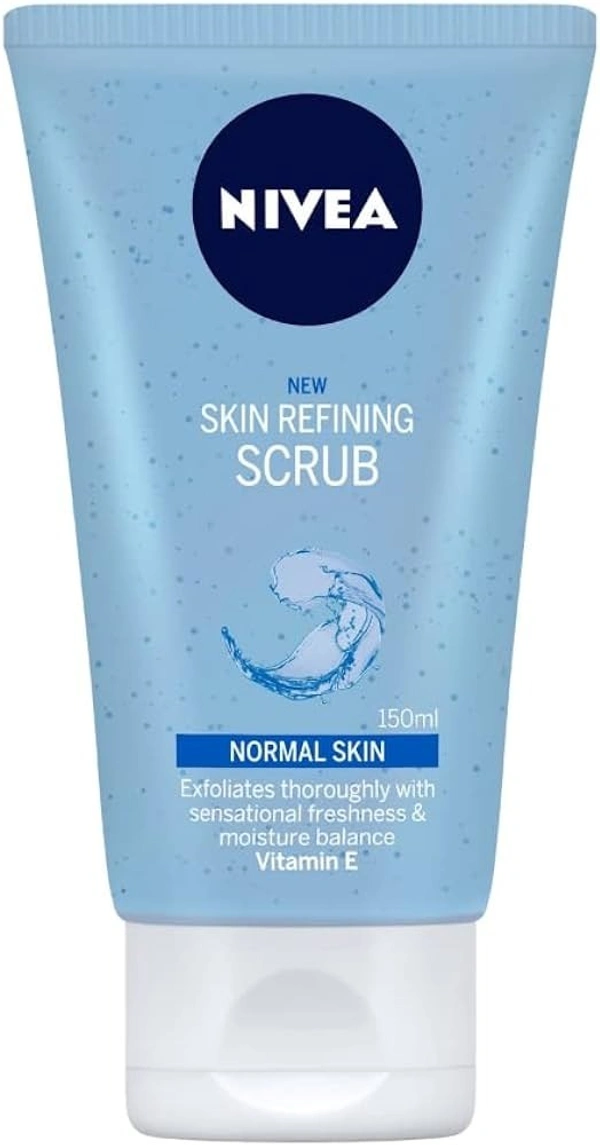 Nivea Face Scrub Skin Normal Refining, 150ml - 150ml