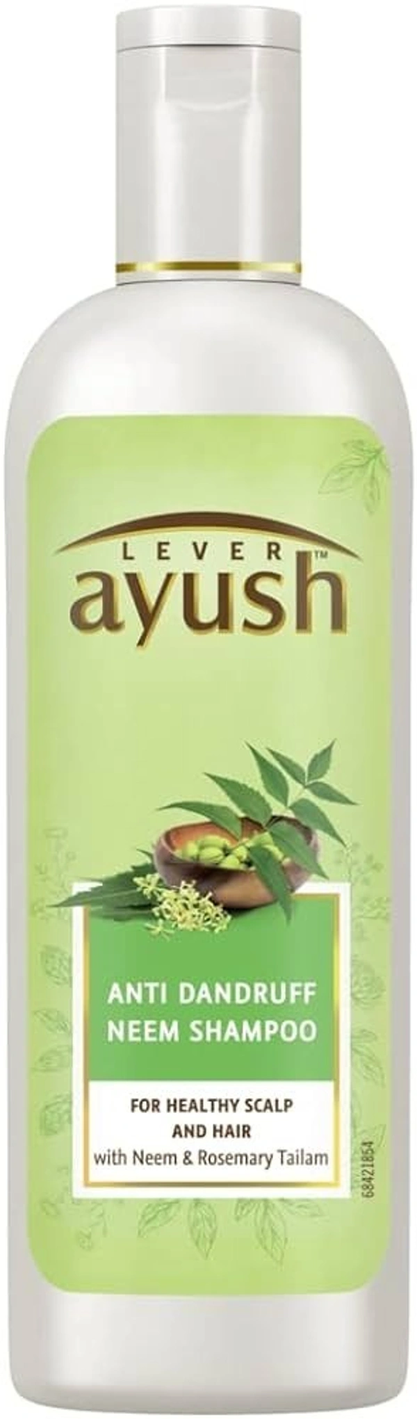 Lever Ayush Anti Dandruff Neem Shampoo, 175 ml - 175 ml