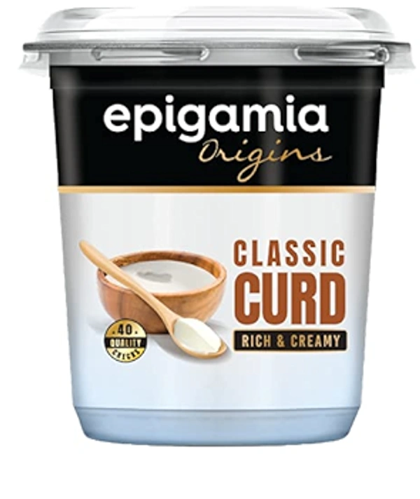 Epigamia Origins Classic Curd Rich Creamy, 400g - 400g
