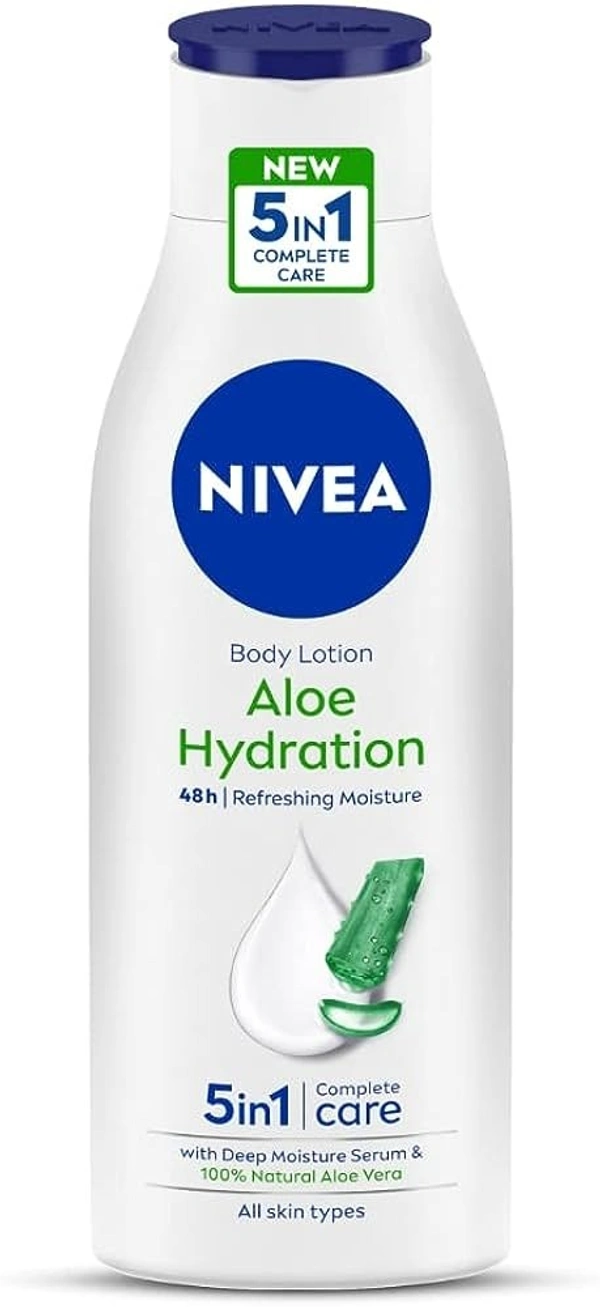 Nivea Body Lotion Aloe Hydration Normal Skin, 200ml - 200ml