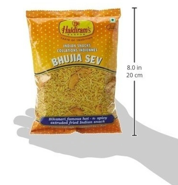 Haldiram's Indian Snacks Bhujia Sev, 200g - 200g