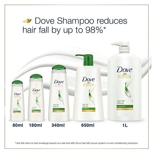 Dove Hair Fall Rescue Shampoo, 80 ml - 80 ml