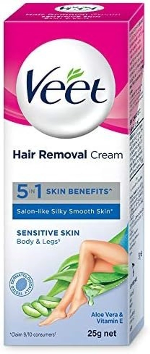 Veet Hair Removal Cream Aloe Vera/ vitamin, 25g - 25g