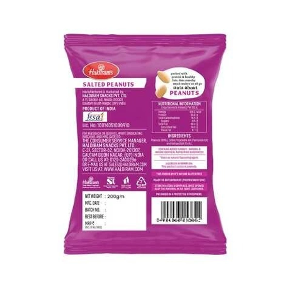 Haldiram's Indian Snacks Salted Peanuts, 20g - 20g