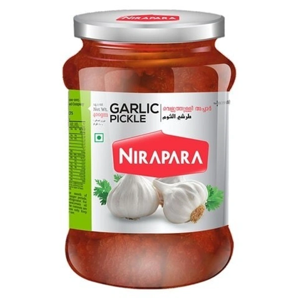 Nirapara Garlic Pickle Jar, 400g - 400g