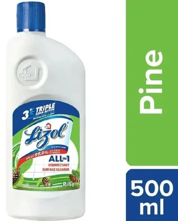 Lizol Disinfectant Surace Cleaner Pine, 500ml - 500ml