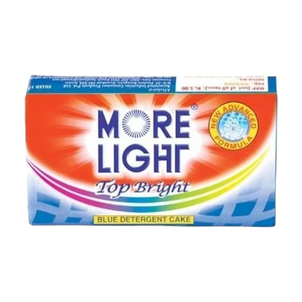 More Light Top Bright Blue Detergent Cake, 225g - 225g