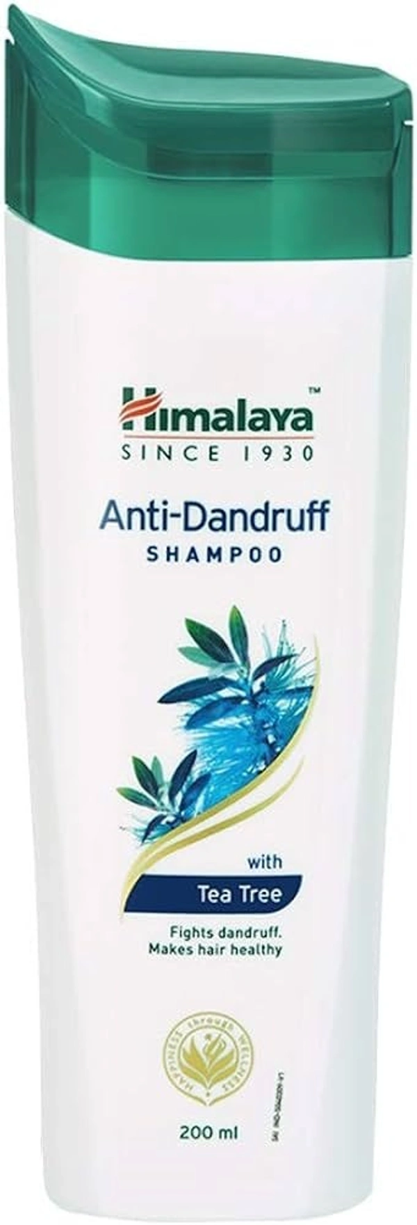 Himalaya Antidandruff Shampoo With Tea Tree Free Soap , 200ml - 200ml