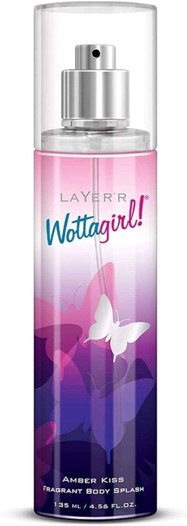 Layer'R Wottagirl Amber Kiss Fragrant Body Splash, 135ml - 135ml