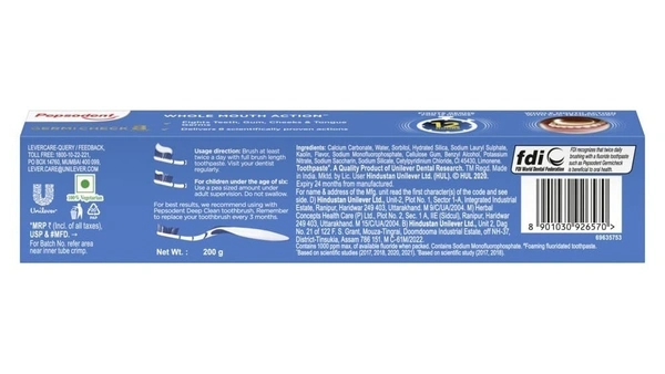 Pepsodent Germi Check Cavity Protection, 200g - 200g