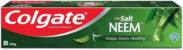 Colgate Toothpaste Active Salt Neem Anticavity, 200g - 200g