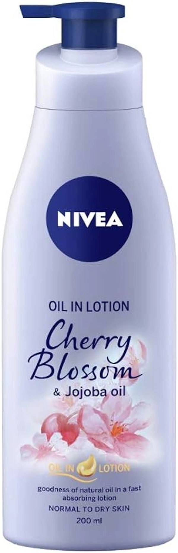 Nivea Body Lotion Cherry Blossom, 200ml - 200ml